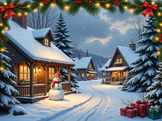 christmas greeting card