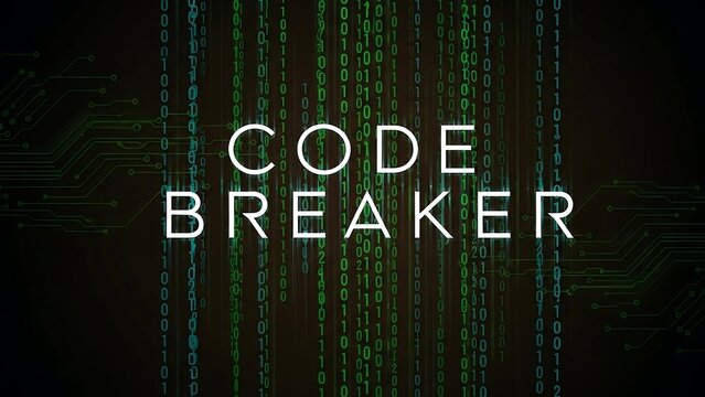 Code breaker digital matrix background. - Powered by Adobe