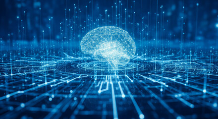 Artificial intelligence brain network visualization