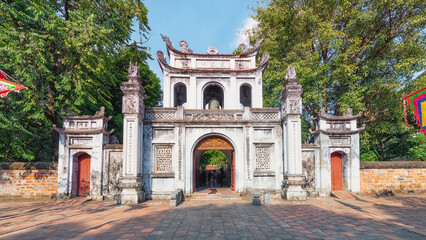 Temple of Literature in Hanoi, Vietnam