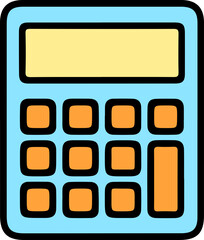 Calculator icon for finance and business calculations