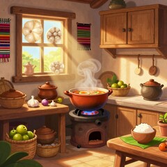 Morning in a Filipino Kitchen