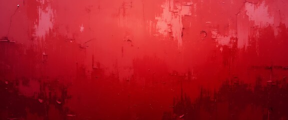 Textured deep red abstract painting with vertical brush strokes and gradient