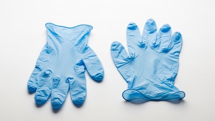Latex Medical Gloves Isolated Illustration