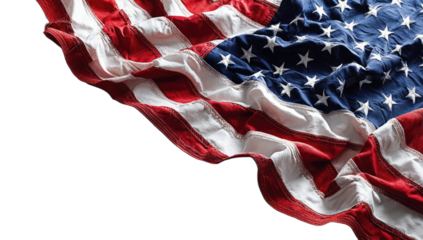 Majestic fabric unfurls, draped dramatically against a dark void, stars gleam