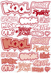 Graffitis, street-art