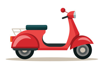 Obraz premium scooter on white background (25)