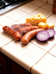 cheese sausages