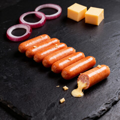 cheese sausages