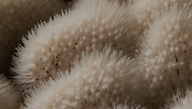 Macro Texture of Biodegradable Mushroom Mycelium Packaging Mater