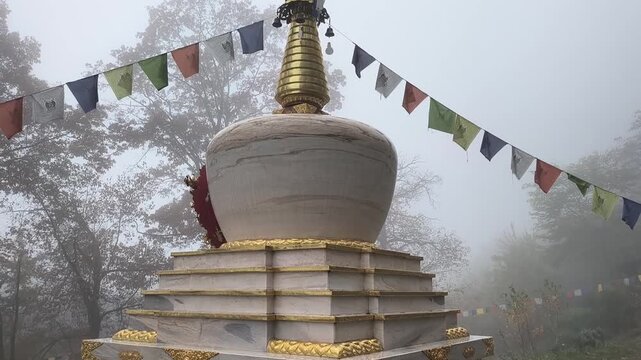 Lama Gangchen Rinpoche Stupa in Albagnano, Italy