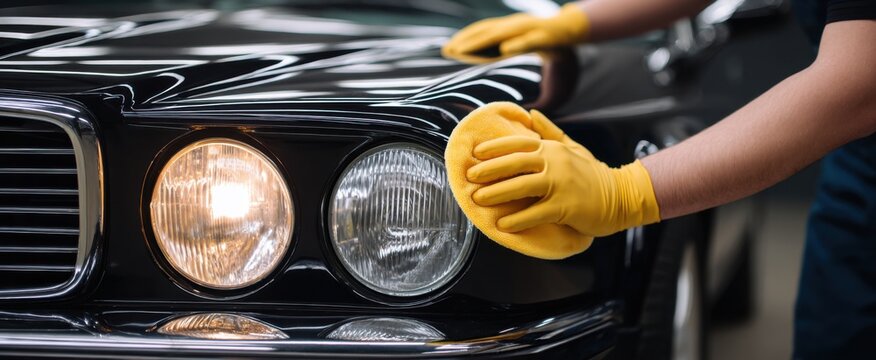 the luxury car is getting a dazzling spa day with expert polishing services