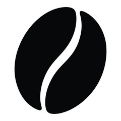 Coffee bean Vector, Silhouette, Illustration