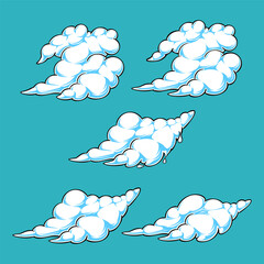 Foam or Cloud Template for Background