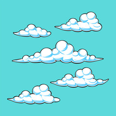 foam or clouds for background decoration