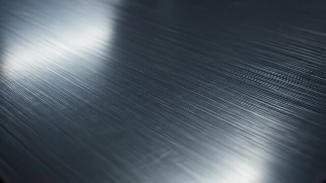 Closeup of brushed metal texture