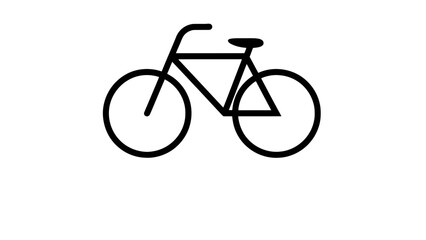 Electric bicycle charging icon, eco-friendly transportation, bike power symbol