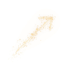 Golden Futuristic Arrow Up with Digital Circuit Lines, Transparent PNG