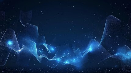 Dynamic Digital Network Illustrating Advanced Communication Technology and Engineering Innovations