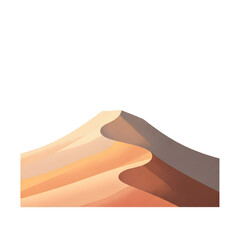 Granular sand clay mound