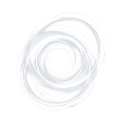 Minimal White Energy Circle with Dynamic Brush Texture