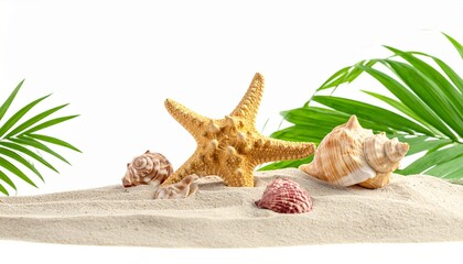 starfish on a sand dune on the beach
