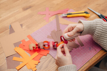 Paper blanks and craft tools for New Year decorations and creative holiday projects.