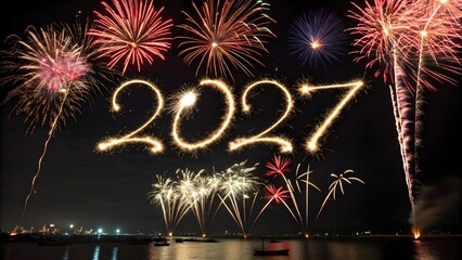fireworks on the beach