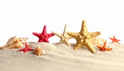 starfish on a sand dune on the beach