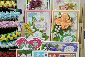 plaster, gypsum, hand-painted, colorful, handmade, handcrafted, figurine, statue, sculpture, home decor, interior, artistic, craft