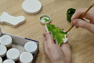 plaster, gypsum, hand-painted, colorful, handmade, handcrafted, figurine, statue, sculpture, home decor, interior, artistic, craft