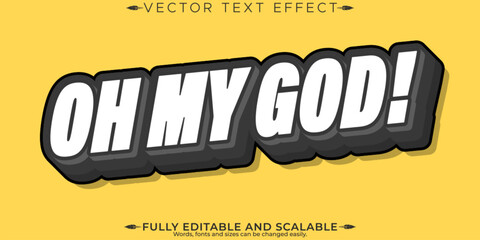 Retro vintage text effect, editable 70s and 80s text style