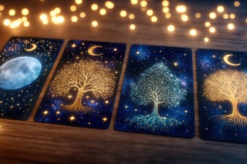 Celestial 2026 Financial Planner Tarot Aesthetic Abundance, Mystic Gold Foil Wealth Management Astrology Stationery Spiritual Tax Planning Calendar Cosmic Manifestation Art