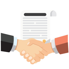 Business people hand shake for business deal, partnership of bonding in business, Shaking hands icon in dealing business of organization partnership