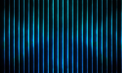 Obraz premium Blue Teal Vertical Light Stripe Gradient Texture