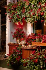 fifteen years anniversary decoration and food