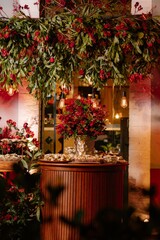 fifteen years anniversary decoration and food