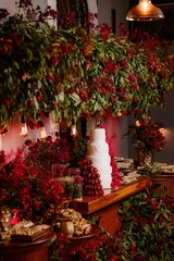 fifteen years anniversary decoration and food