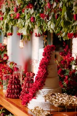 fifteen years anniversary decoration and food