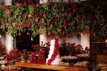 fifteen years anniversary decoration and food