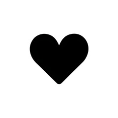 Fototapeta premium Heart Outline, isolated on white background and isolated on transparent background