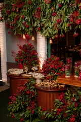 fifteen years anniversary decoration and food