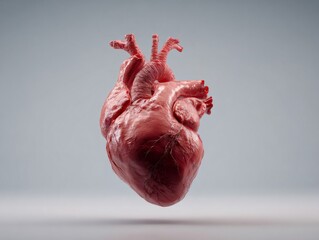 Human heart organ anatomy concept