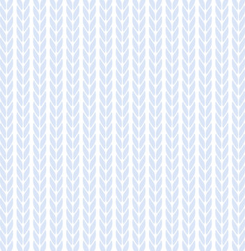 水色の平編みニットの背景イラスト　透過タイプ