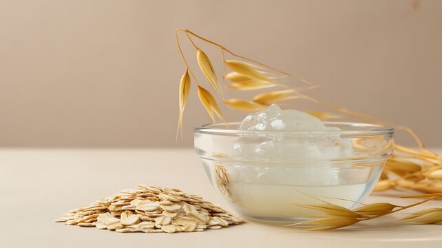 Oat oil into a bowl
