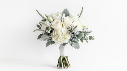 Clean monochrome winter bouquet