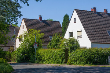 Wohngebäude im Grünen, Schönebeck, Bremern-Nord, Bremen, Deutschland