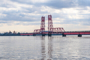 重要文化財に指定されている筑後川昇開橋