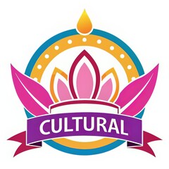 elegant cultural event logo design