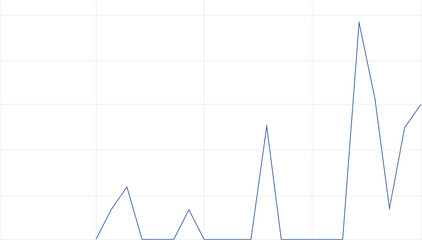 vector illustration of a graph on transparent background.